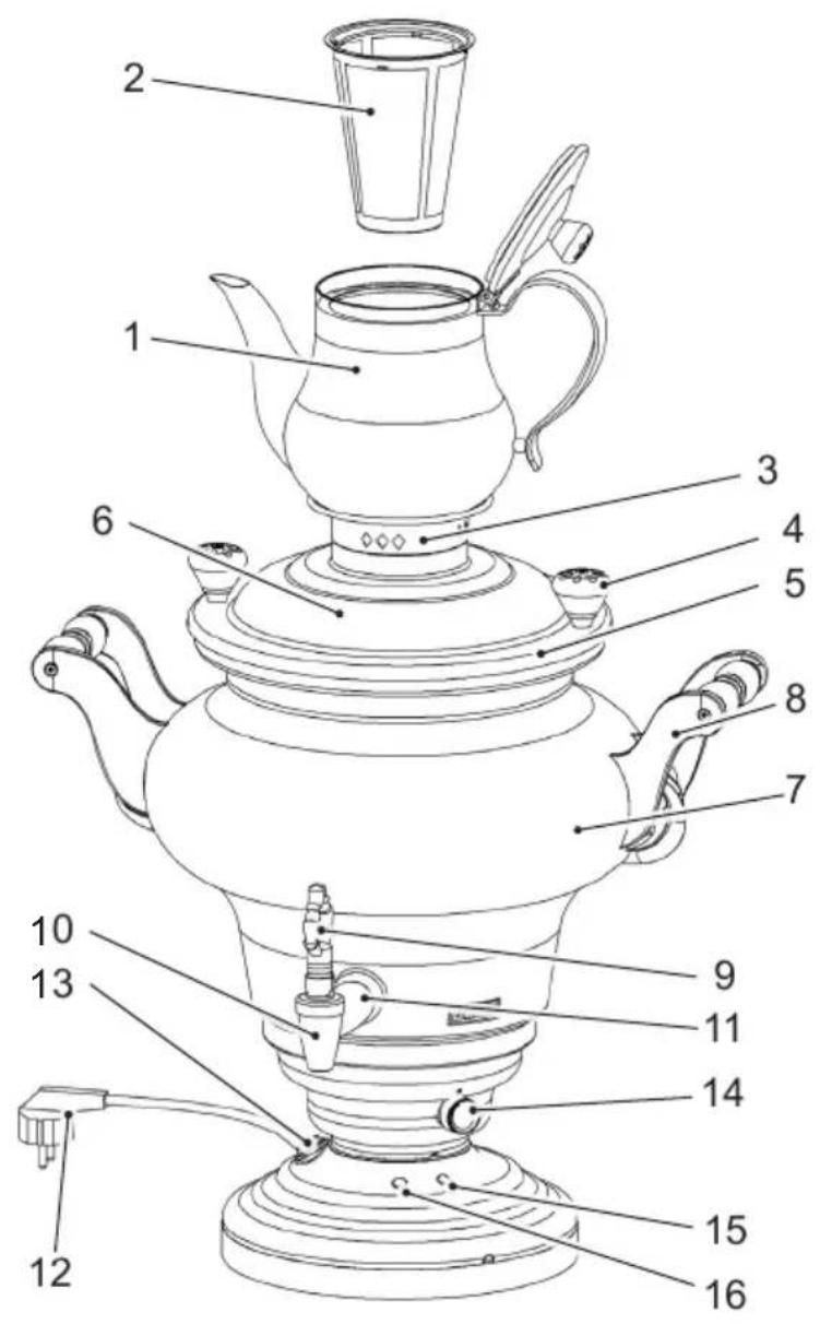 BEEM Samowar Soraya - 1
