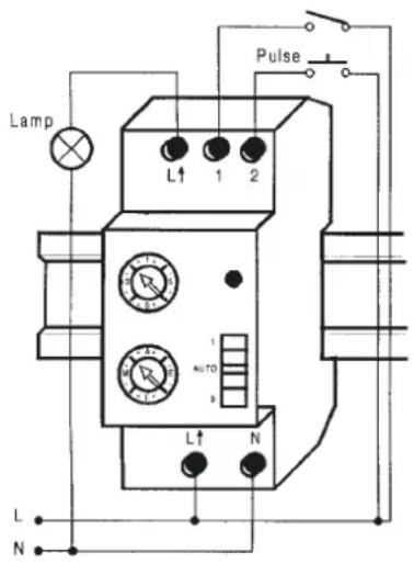 Lamp L↑ 1 2 Pulse AUTO L↑ N L N