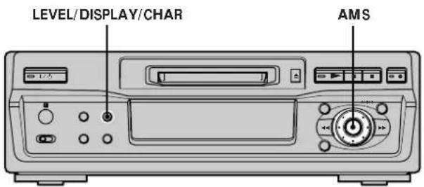 SONY MDSS41 - Ajuste del nivel de grabación - 1