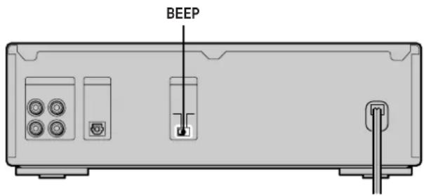 SONY MDSS41 - Utilisation des bips - 1