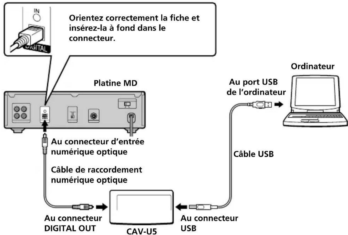 SONY USB Digital Audio Converter - Raccordements - 1