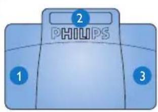 PHILIPS LFH2310 - Comando a pedale 2210 / 2310 / 23203.1 - 1