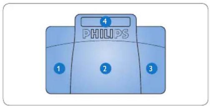 PHILIPS LFH2310 - Voetpedaal 23303.2 - 1
