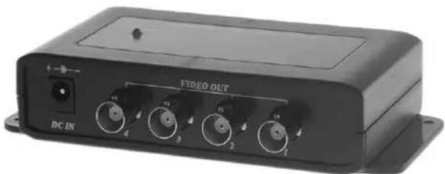 ABUS TV8726 - Répartiteur video 4 voies - 1