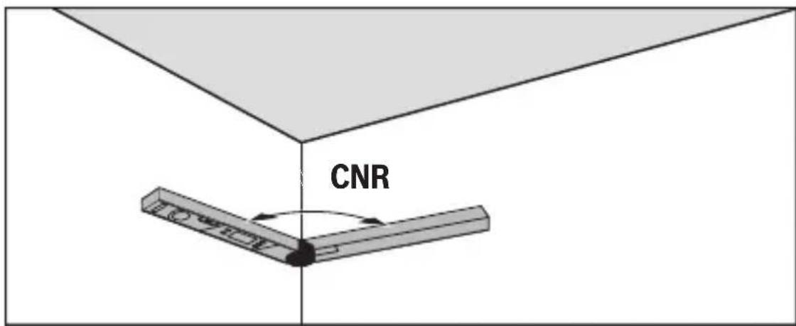 BOSCH PAM 220 - CNR": Hoek (Corner Angle) opslaan - 1