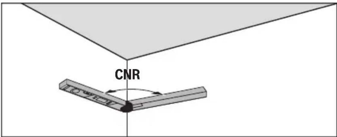 BOSCH PAM 220 - « 2. CNR »: Mémorisation de l'angle de coin (Corner Angle) - 1