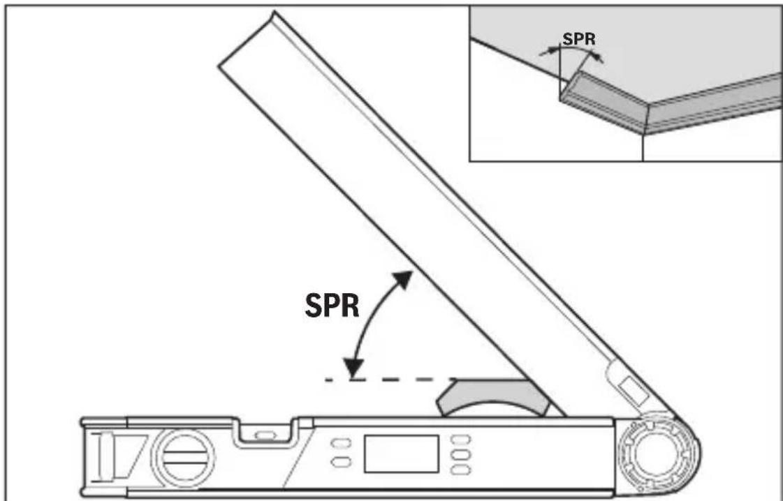 BOSCH PAM 220 - "1. SPR": Memorizar el ángulo de inclínación (Spring Angle) - 1