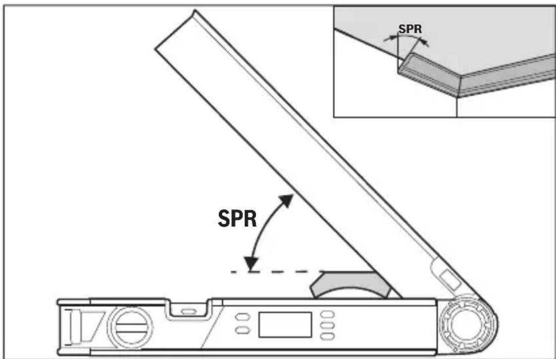 BOSCH PAM 220 - Mesure « d'angles d'onglets doubles » - 2
