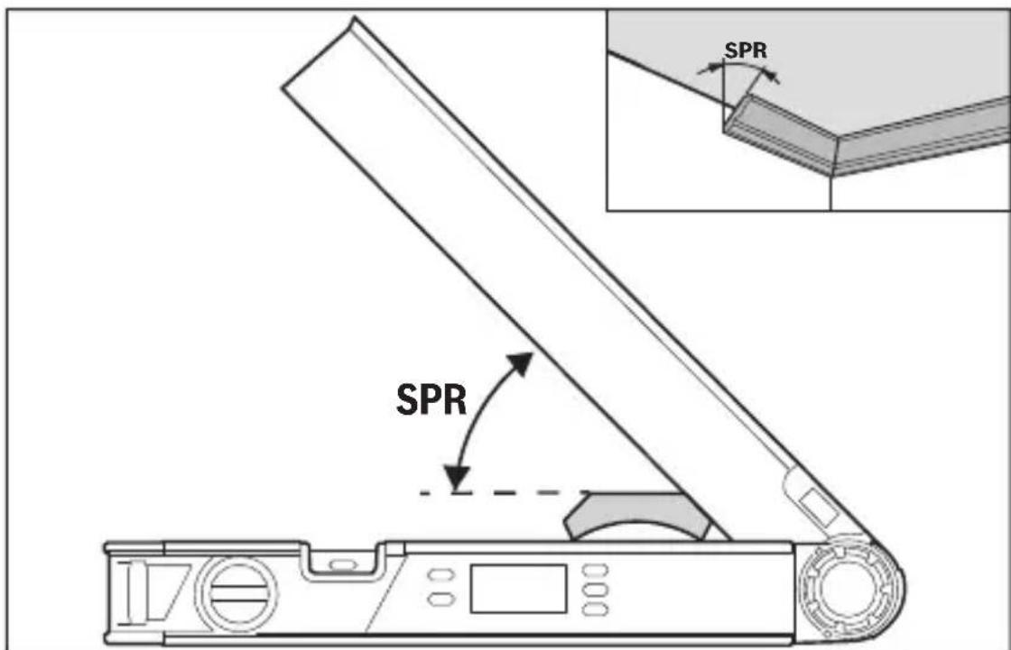 BOSCH PAM 220 - SPR": Neigungswinkel (Spring Angle) speichern - 1