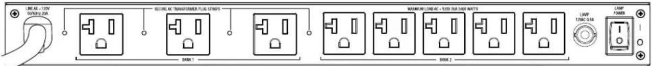 Furman P8 PRO C - P-8 PRO C PANEL TRASERO - 1