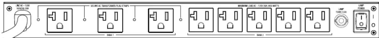 Furman P8 PRO C - P-8 PRO C REAR PANEL - 1