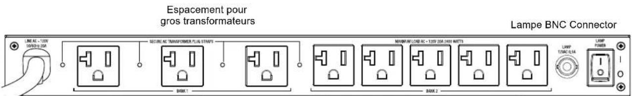 Furman P8 PRO C - P-8 PRO C FACE ARRIÈRE - 1