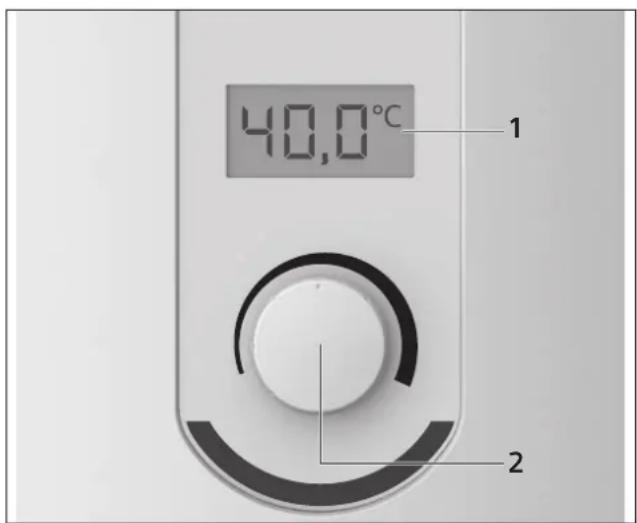 SIEMENS DE2124527M - Elementy obslugi i wskazania na wyświetlaczu - 1