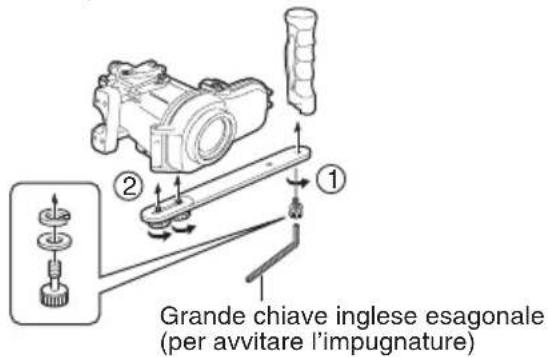 JVC WRMG300 - Attaccare le impugnature. - 1