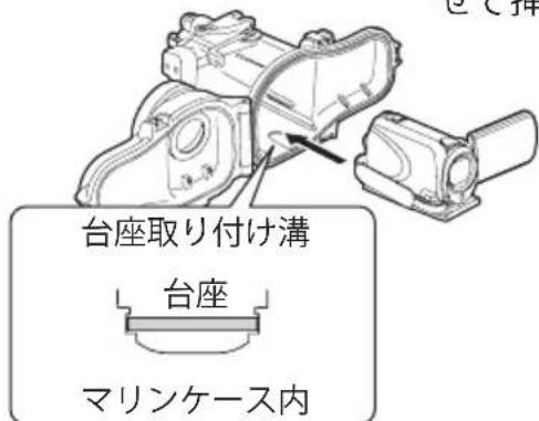 JVC WRMG300 - ビデカ力メラをマリングーに插入する - 1
