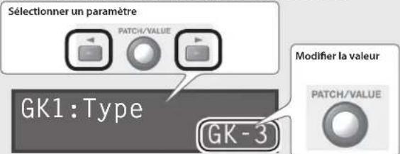 BOSS GP10S - Procedure de base pour la configuration initiale - 1
