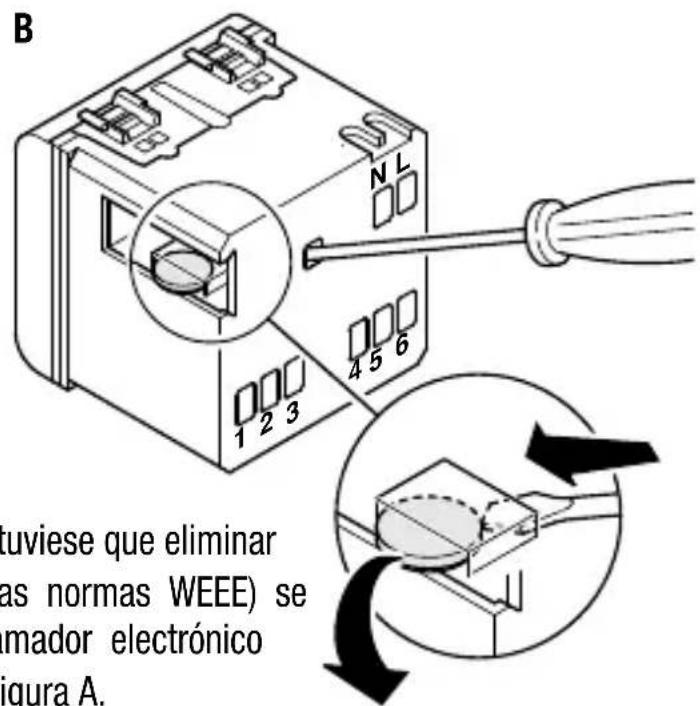 Gewiss GW12581 - Extracción bateria - 2