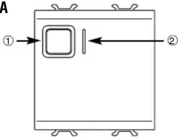Gewiss GW12766 - Attuatore 1 canale 16 A Easy - da incasso - 3