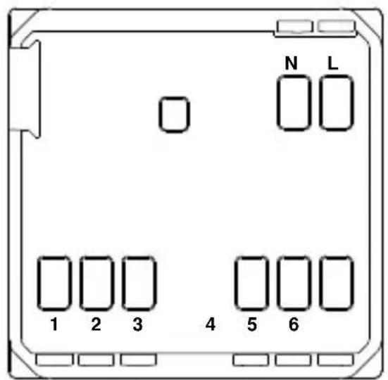 Gewiss GW21825 - Terminal description - 1