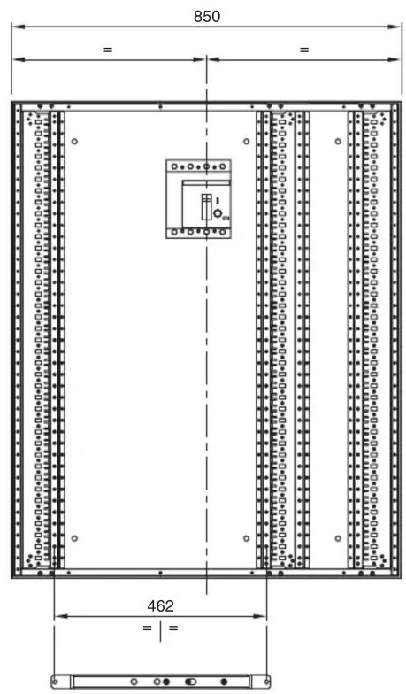 Gewiss GW45561 - KIT PORTABARRE LINEARE BARRE PIATTE 250-400-630A - LINEAR FLAT BAR HOLDER KIT 250-400-630A - 3