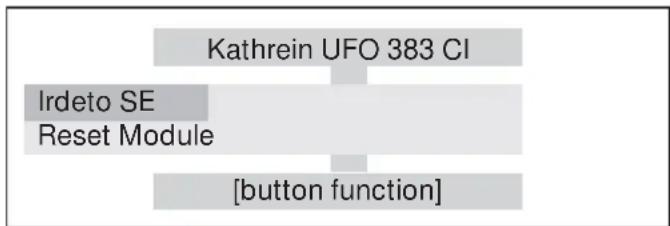 KATHREIN UFZ 383 - Einstellanweisung für das CI-Modul - 5