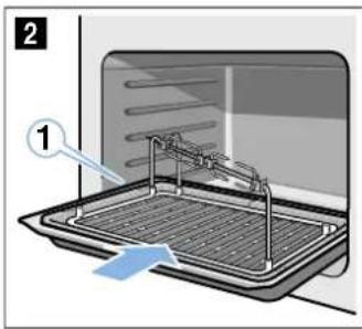 BOSCH HEZ635000 - Using the large grill spit - 2