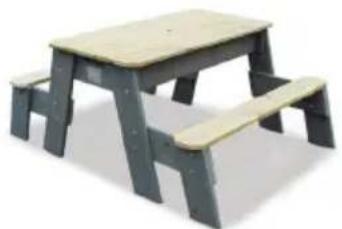 EXIT Aksent Sand Water & Picnictable (2 s) Deluxe - Step 9 / Schritt 9 / Stap 9 / Étape 9 - 4