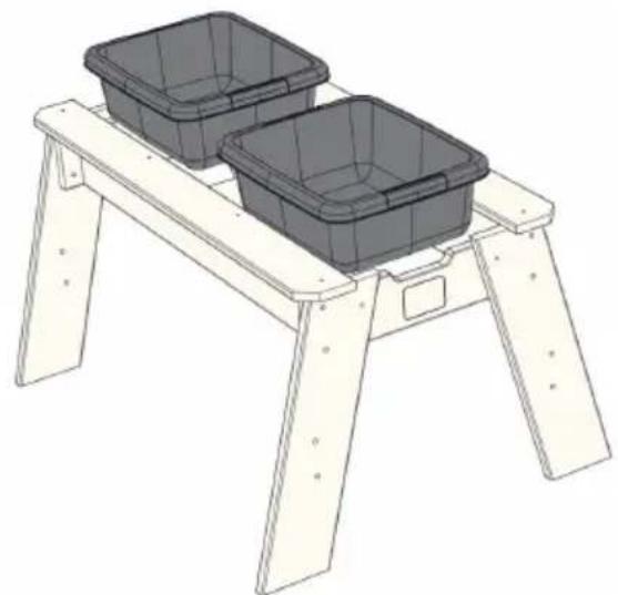 EXIT Aksent Sand Water & Picnictable (2 s) Deluxe - Step 5 / Schritt 5 / Stap 5 / Étape 5 - 1