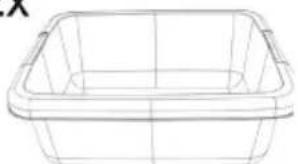 EXIT Aksent Sand Water & Picnictable (2 s) Deluxe - Parts list / Teilelleste / Onderdelen / Listes des pieces - 4