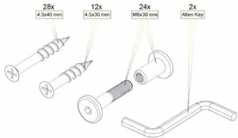 EXIT Aksent Sand Water & Picnictable (2 s) Deluxe - Parts list / Teileliste / Onderdelen / Listes des pieces - 5
