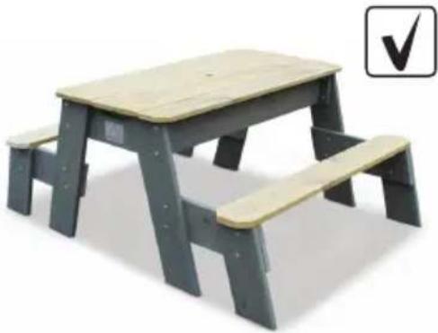 EXIT Aksent Sand Water and Picnictable Deluxe - WAARSCHUWING - 30