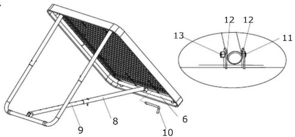 EXIT Kickback Rebounder L - Components / Komponenten / Onderdelen / Composants - 12