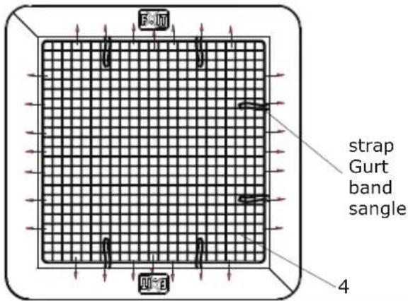EXIT Kickback Rebounder L - Components / Komponenten / Onderdelen / Composants - 6