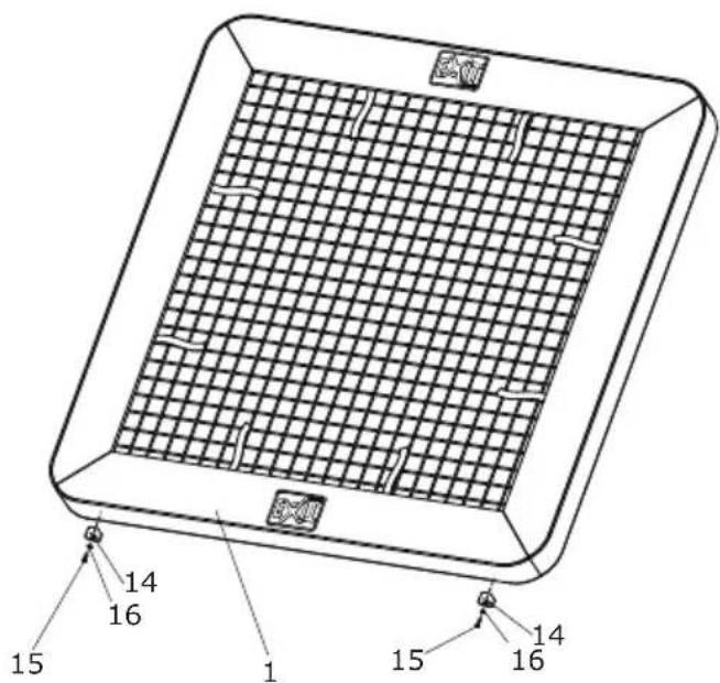 EXIT Kickback Rebounder L - Components / Komponenten / Onderdelen / Composants - 7