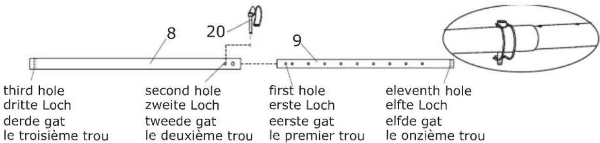 EXIT Kickback Rebounder L - Components / Komponenten / Onderdelen / Composants - 11