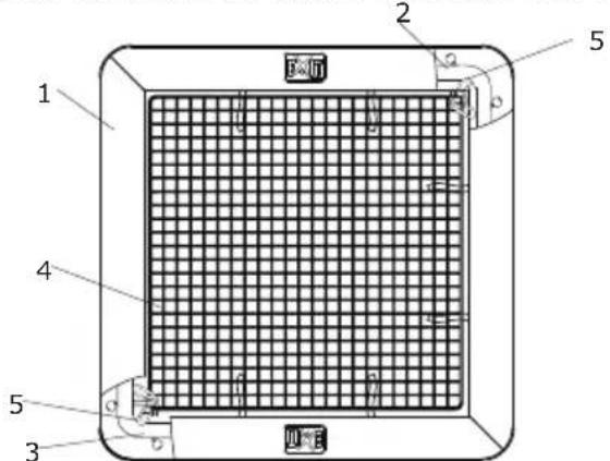 EXIT Kickback Rebounder L - Components / Komponenten / Onderdelen / Composants - 5