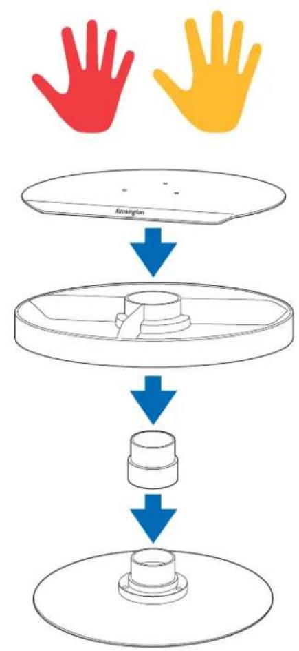 KENSINGTON 60049EU - SmartFit® Spin2™ Monitor Stand - 9