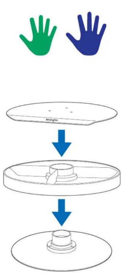 KENSINGTON 60049EU - SmartFit® Spin2™ Monitor Stand - 8