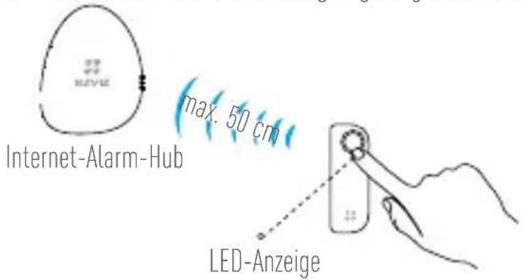 EZVIZ T6 - • Option 2 Hinzufügen mittels Internet-Alarm-Hub - 1