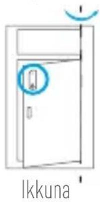 EZVIZ T6 - Avaus-/sulkutunnistimen asentaminen - 1
