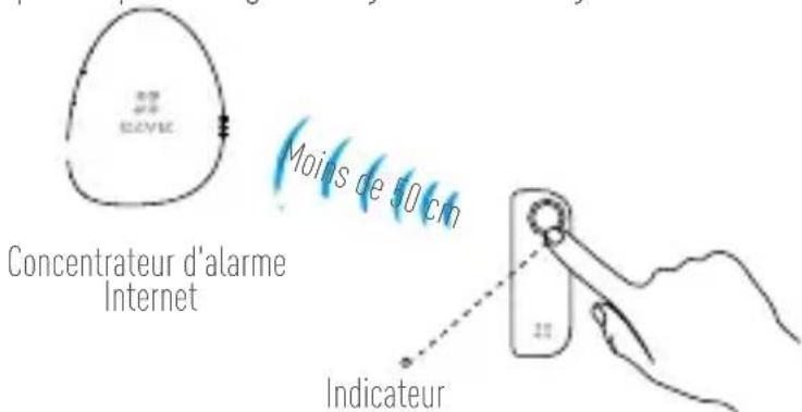 EZVIZ T6 - • Option 2 Ajout en actionnant le concentrateur d'alarme Internet - 1