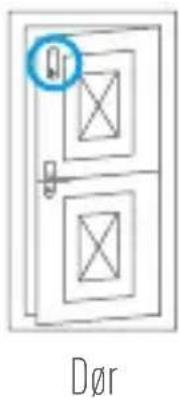 EZVIZ T6 - Montere åpne/lukke-detektoren - 2