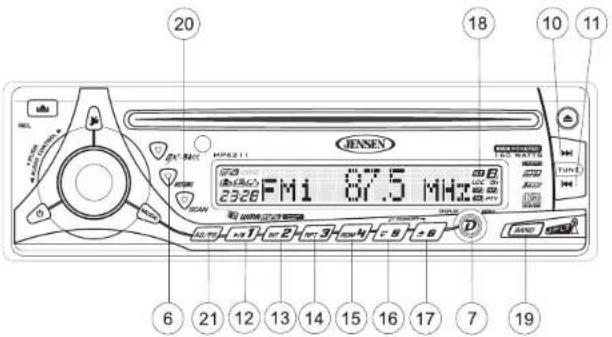 JENSEN MP6211 - Rastreo - 1