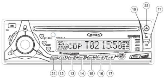 JENSEN MP6211 - D'autres fonctions - 1