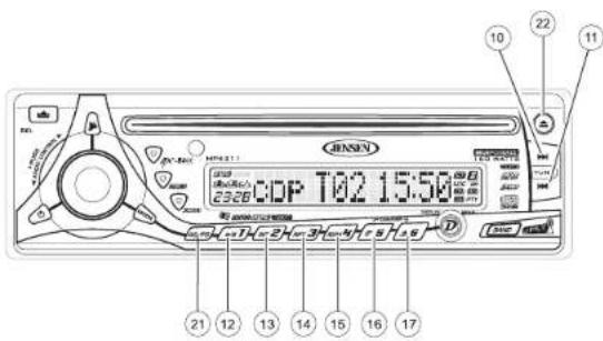 JENSEN MP6211 - Voir le texte de CD - 1
