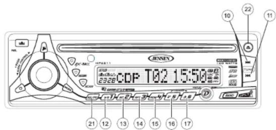 JENSEN MP6211 - Other Features - 1