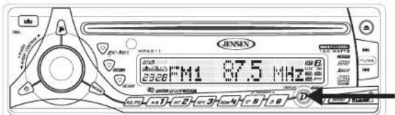 JENSEN MP6211 - Menu Operation - 1