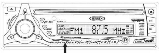 JENSEN MP6211 - Preset Scan - 1