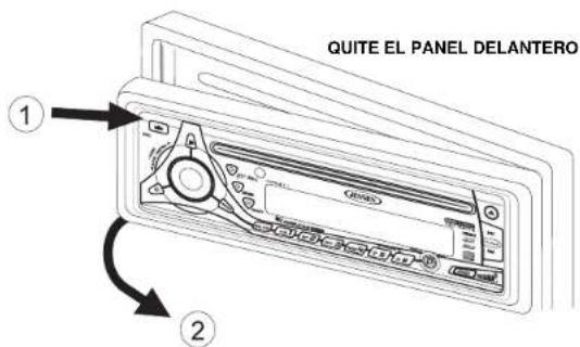 JENSEN MP6211 - Removlendo el Panel Delantero - 1
