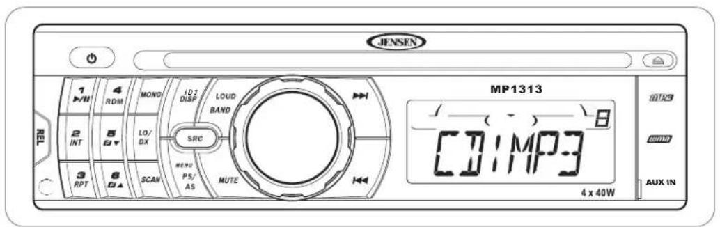 JENSEN MP1313 - Owner's Manual/ Manual del Usario/ Manual de L'Utilisateur - 1